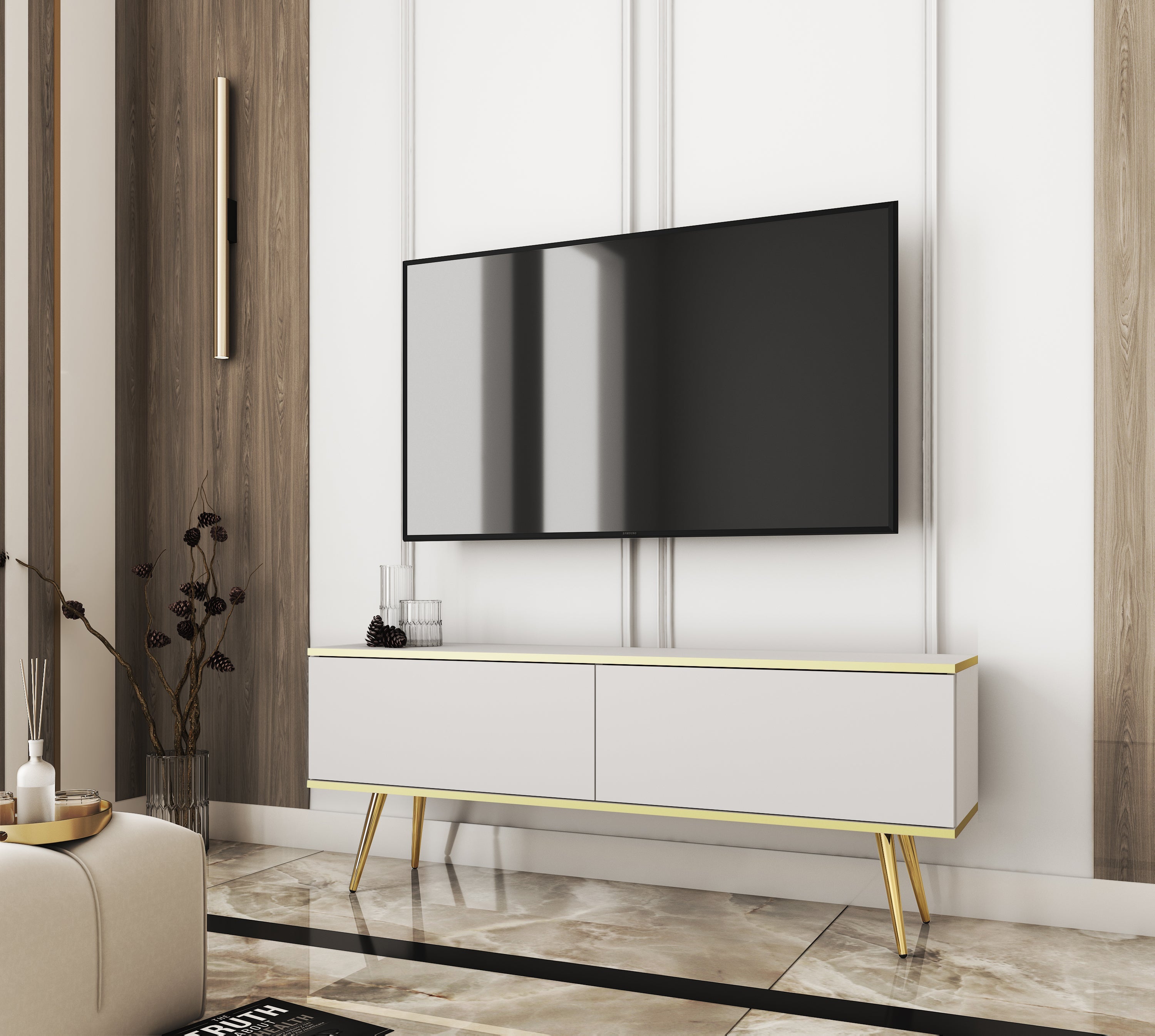 Oro TV Stand 135 - Modern Design with Versatile Configuration