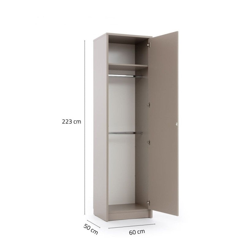Customizable Genius Murphy Bed Furniture Set 120 × 200 cm – Cashmere