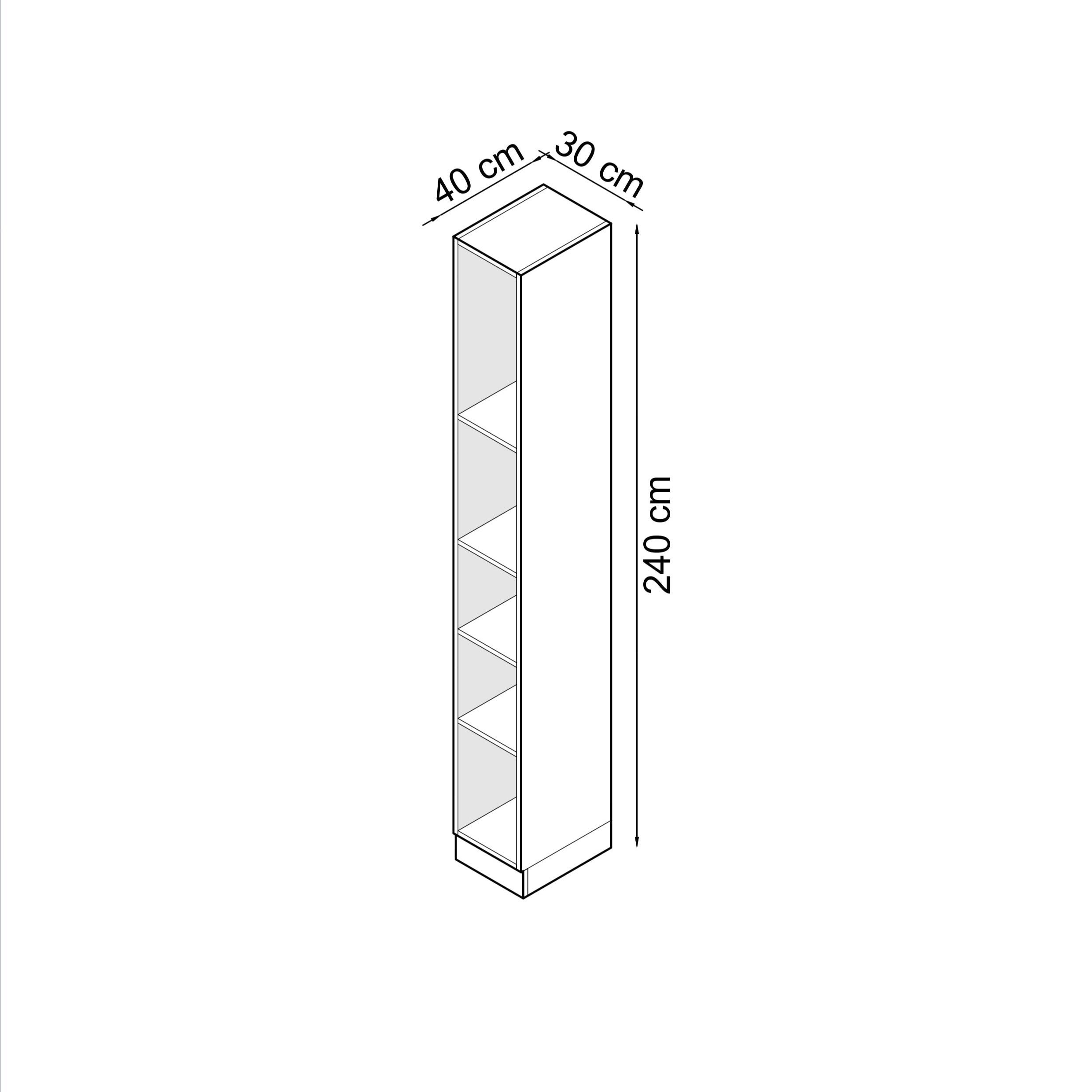 SLEEP VARIA Individuelles Schlafzimmer-Einbausystem – Geölte Eiche / Geölte Eiche