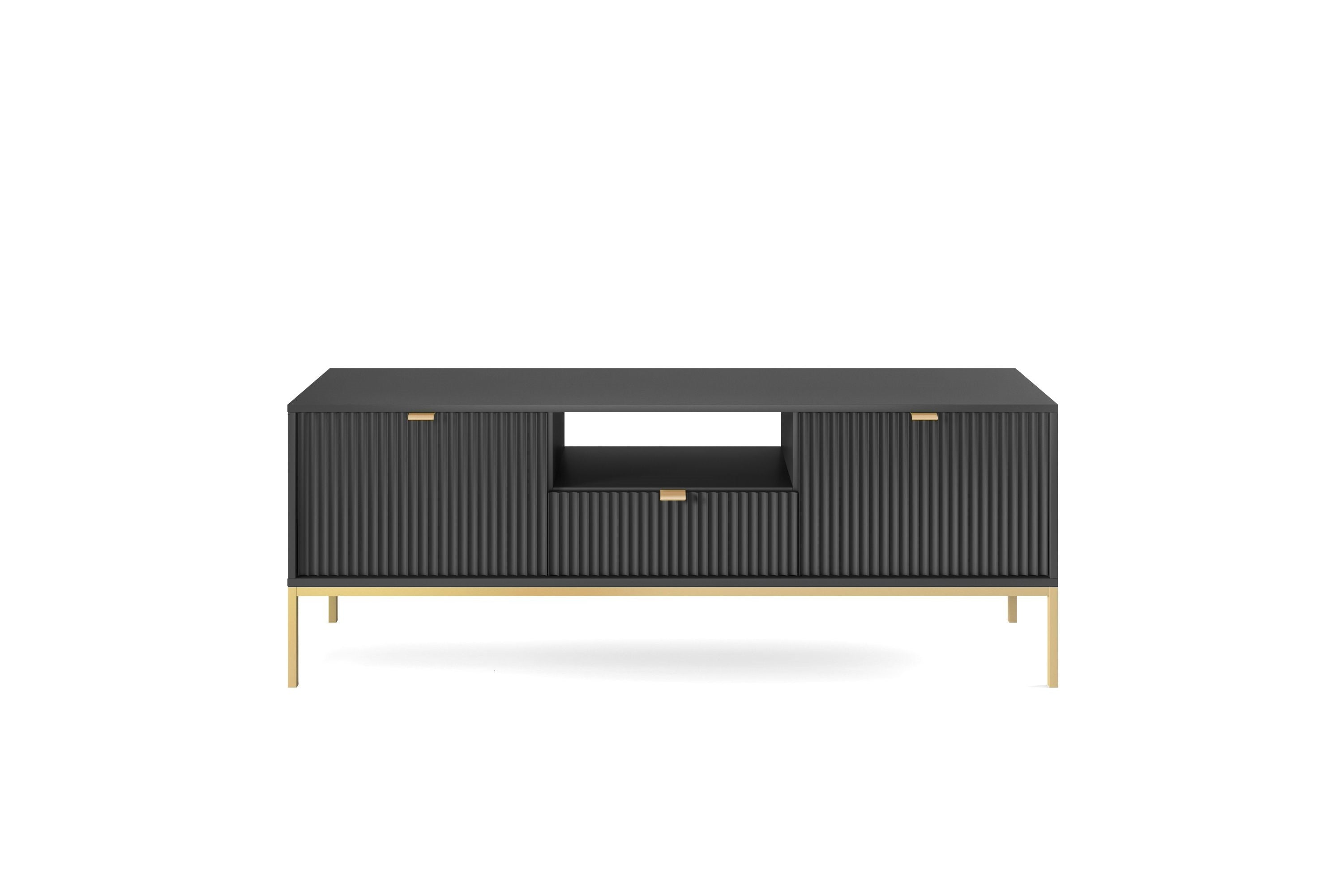 Nova TV STAND Black - Modern Design and Versatile Style in a Sleek TV Cabinet