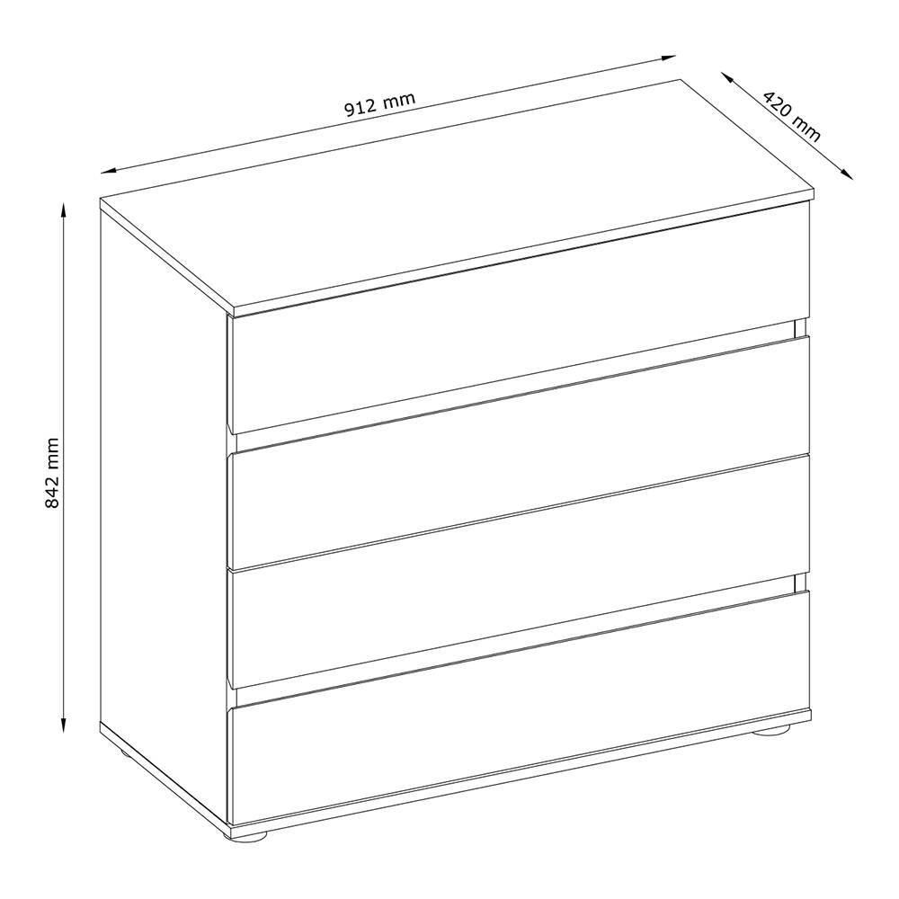MO Togo 27 Kommode – Esche Portland