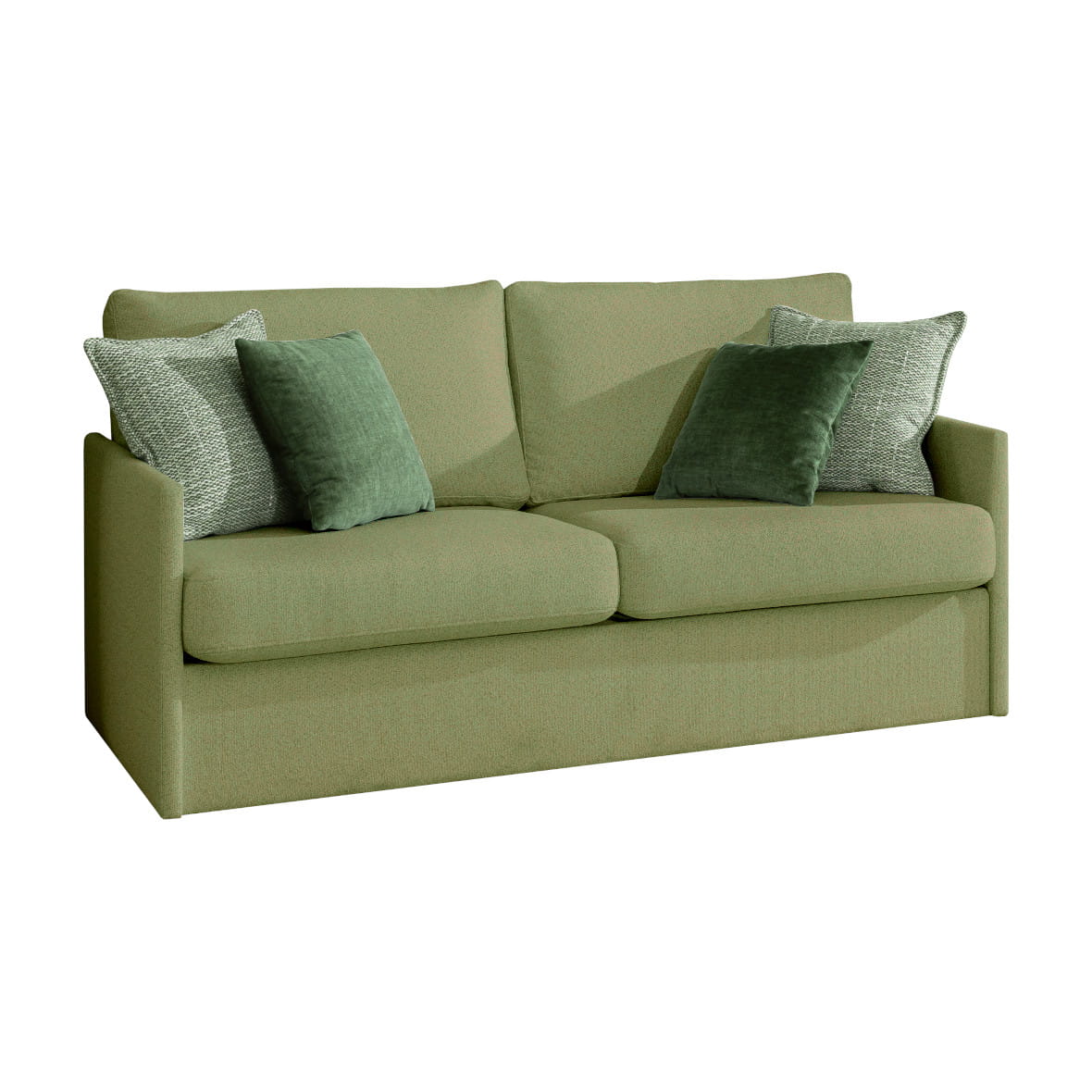 Anpassbares Genius Schrankbett-Set mit Sofa 140×200 cm – Kaschmir