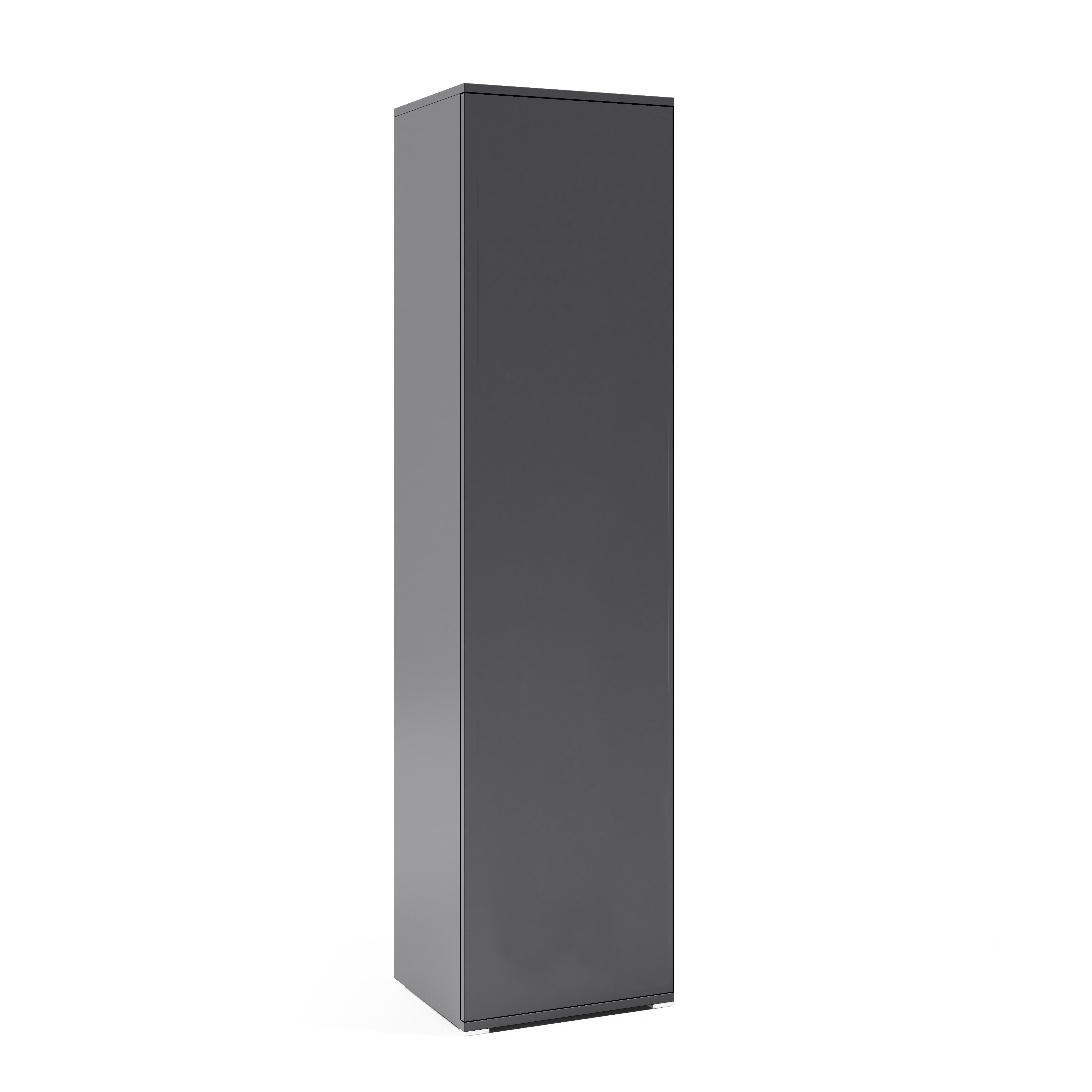 PK Emi 31 Hallway Wardrobe Graphite - Upholstered Panels in Various Colours