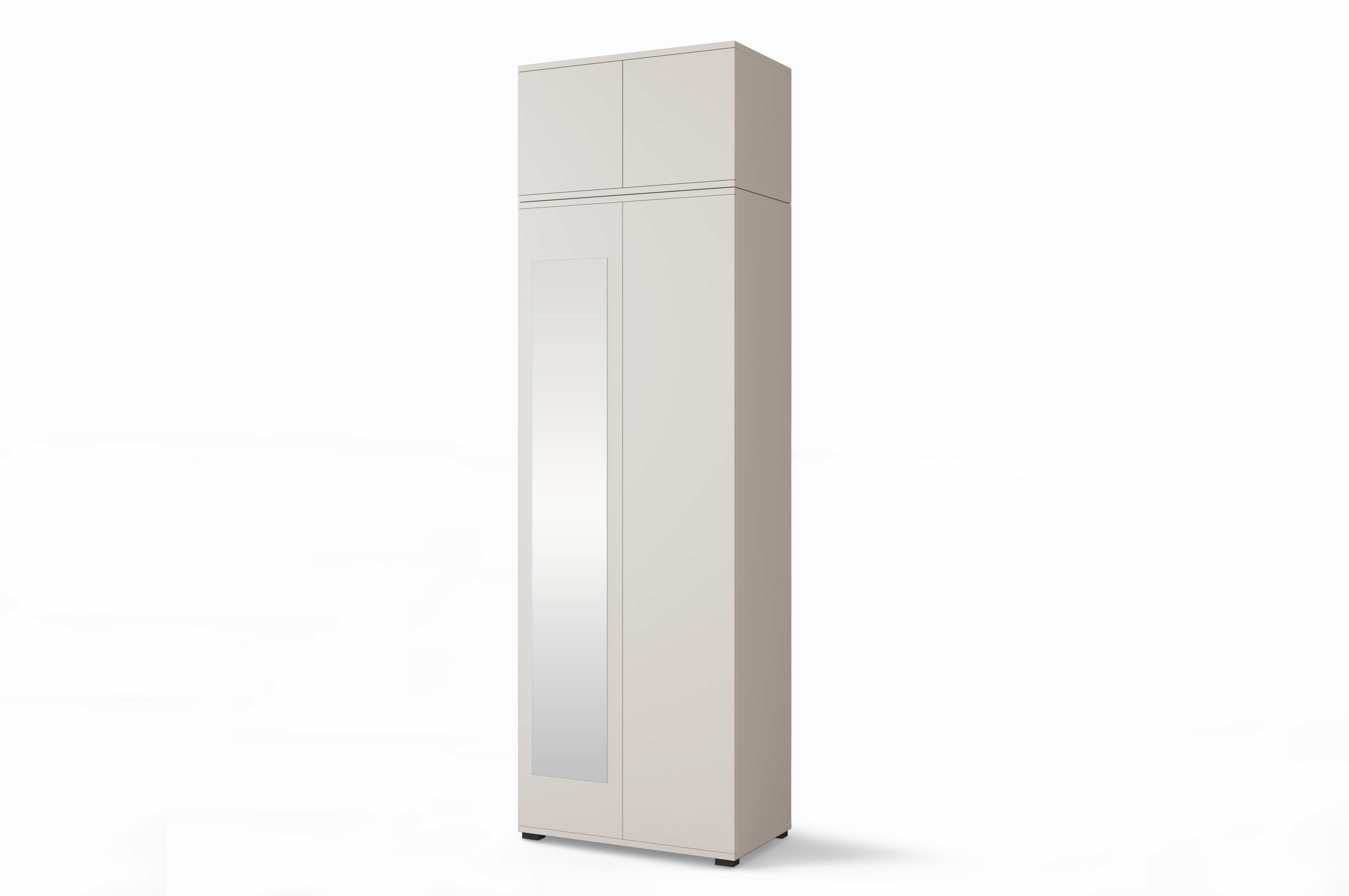 PK Bianco 14 Hallway Wardrobe Set - Upholstered Panels in Various Colours