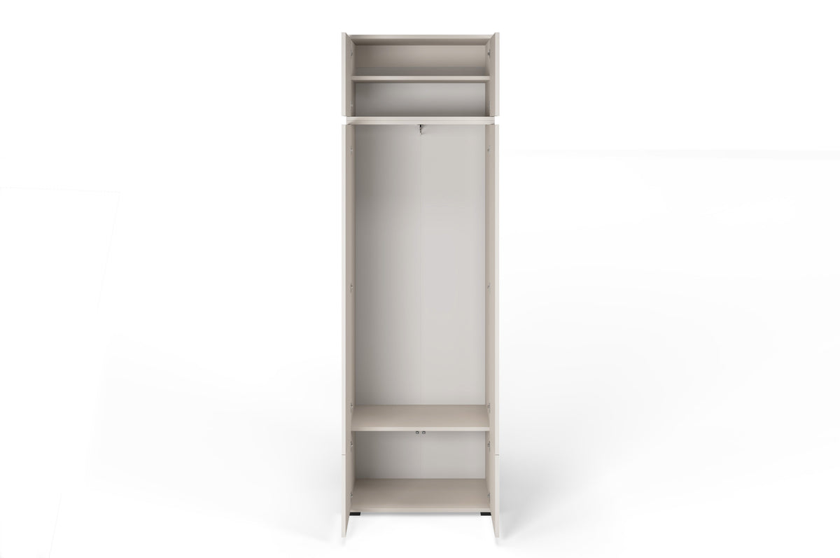 Rayo Kleiderschrank-Set 15 – Kaschmir, 210 cm