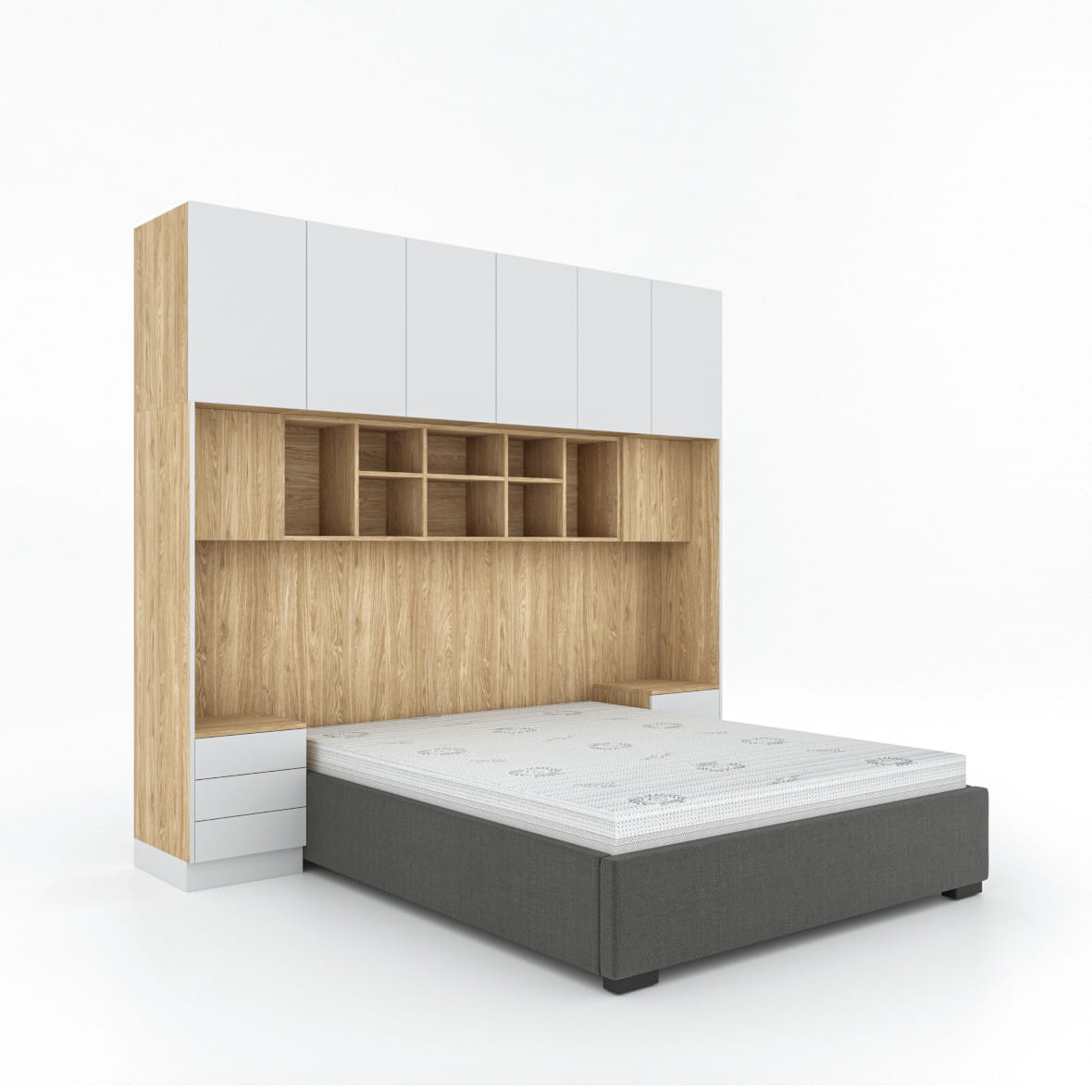 SLEEP VARIA Upholstered Bed Frame without Storage – Various Colours