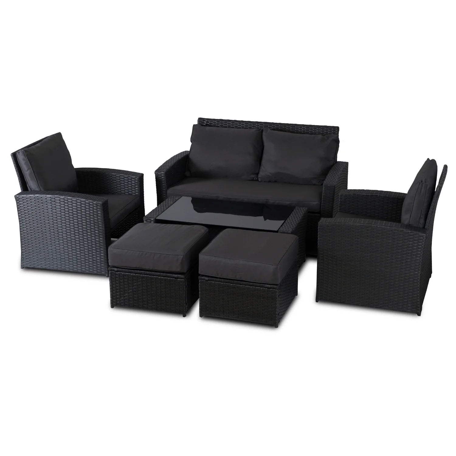 Elite FLORYDA Gartenmöbel-Set – Dunkelgrau