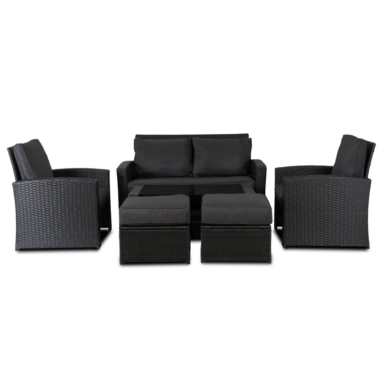 Elite FLORYDA Gartenmöbel-Set – Dunkelgrau