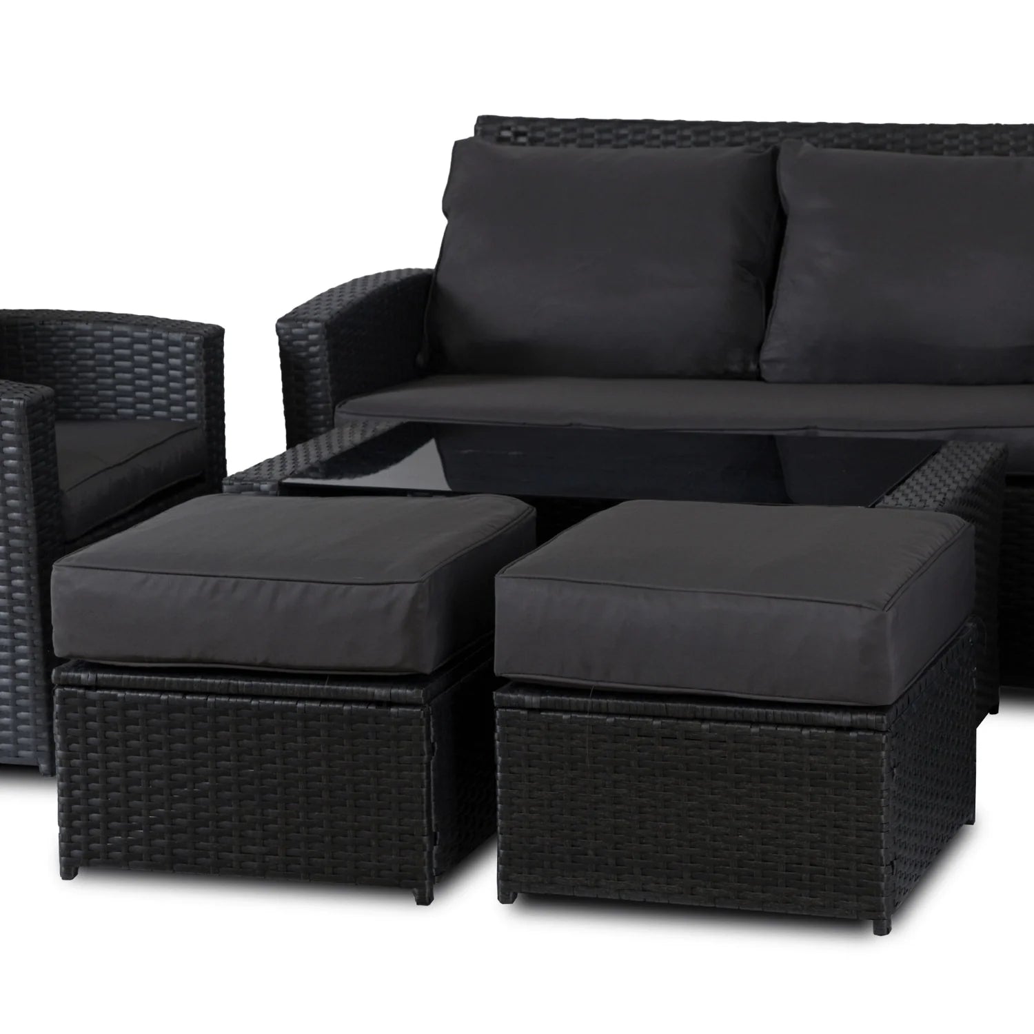 Elite FLORYDA Gartenmöbel-Set – Dunkelgrau