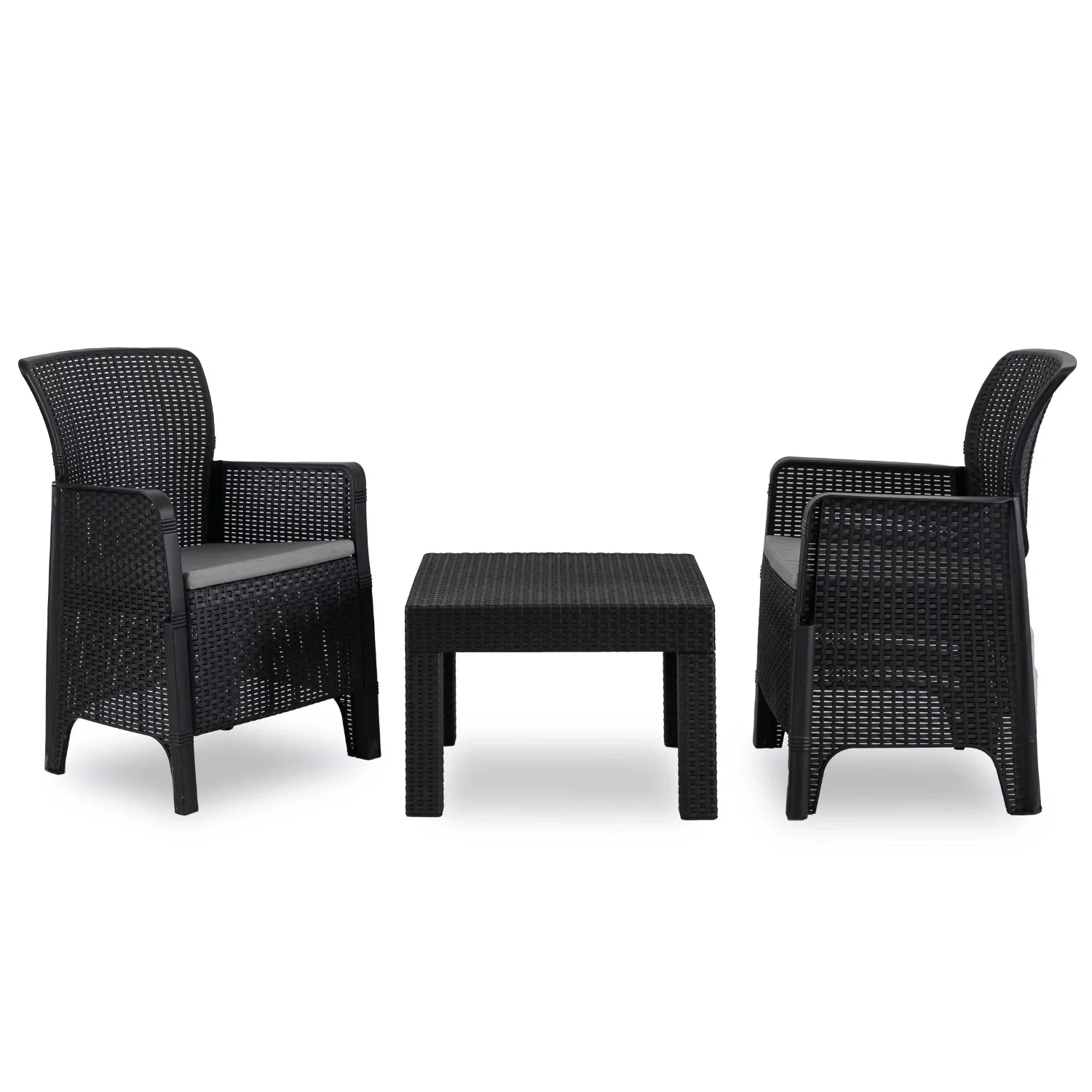 Elite FRENSO Outdoor Furniture Set  Black - Compact & Stylish Garden Lounge