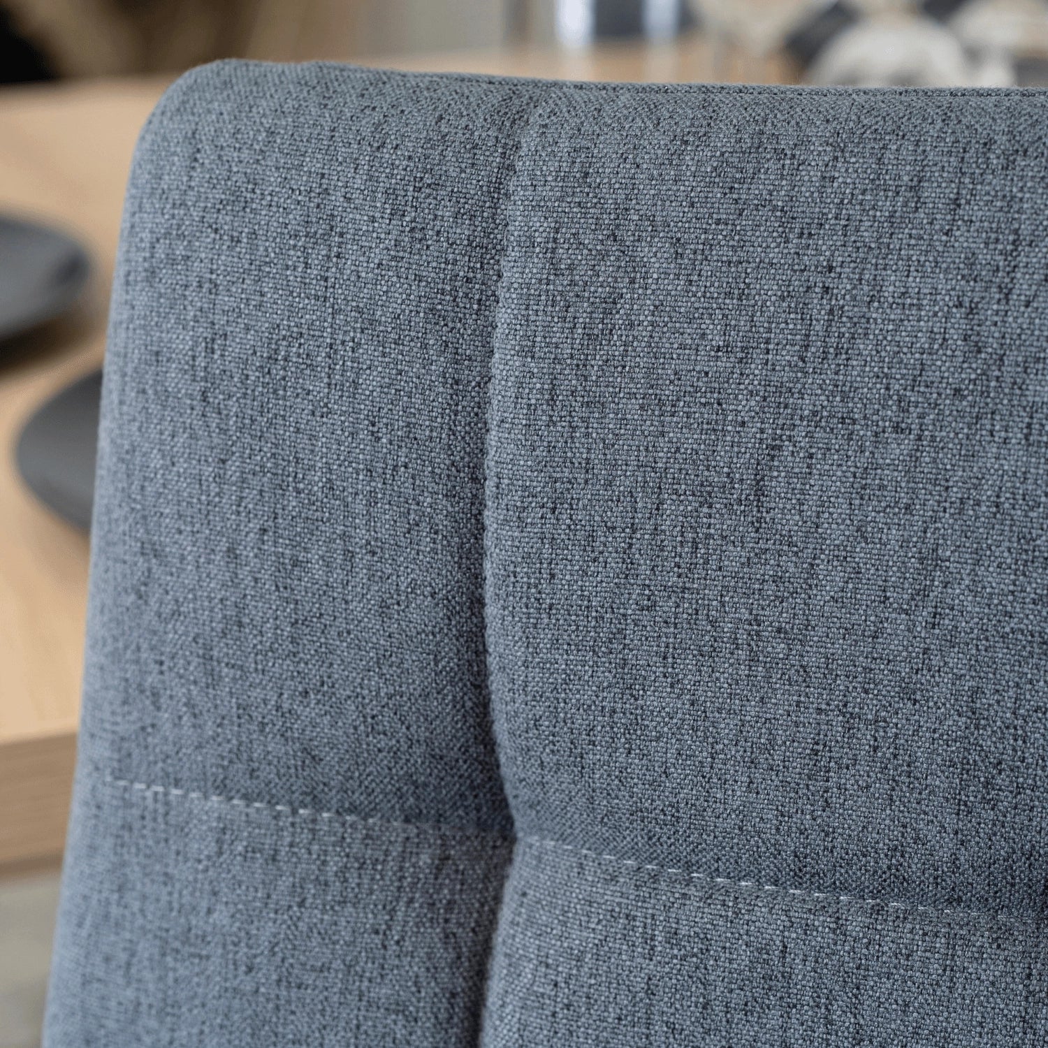 Elite CLARK Extendable Dining Set – 120-160 cm Artisan Oak Table & 4 TEX Dark Gray Chairs