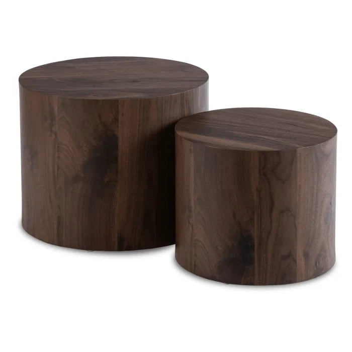 Elite Leila Walnut Loft Coffee Table Set